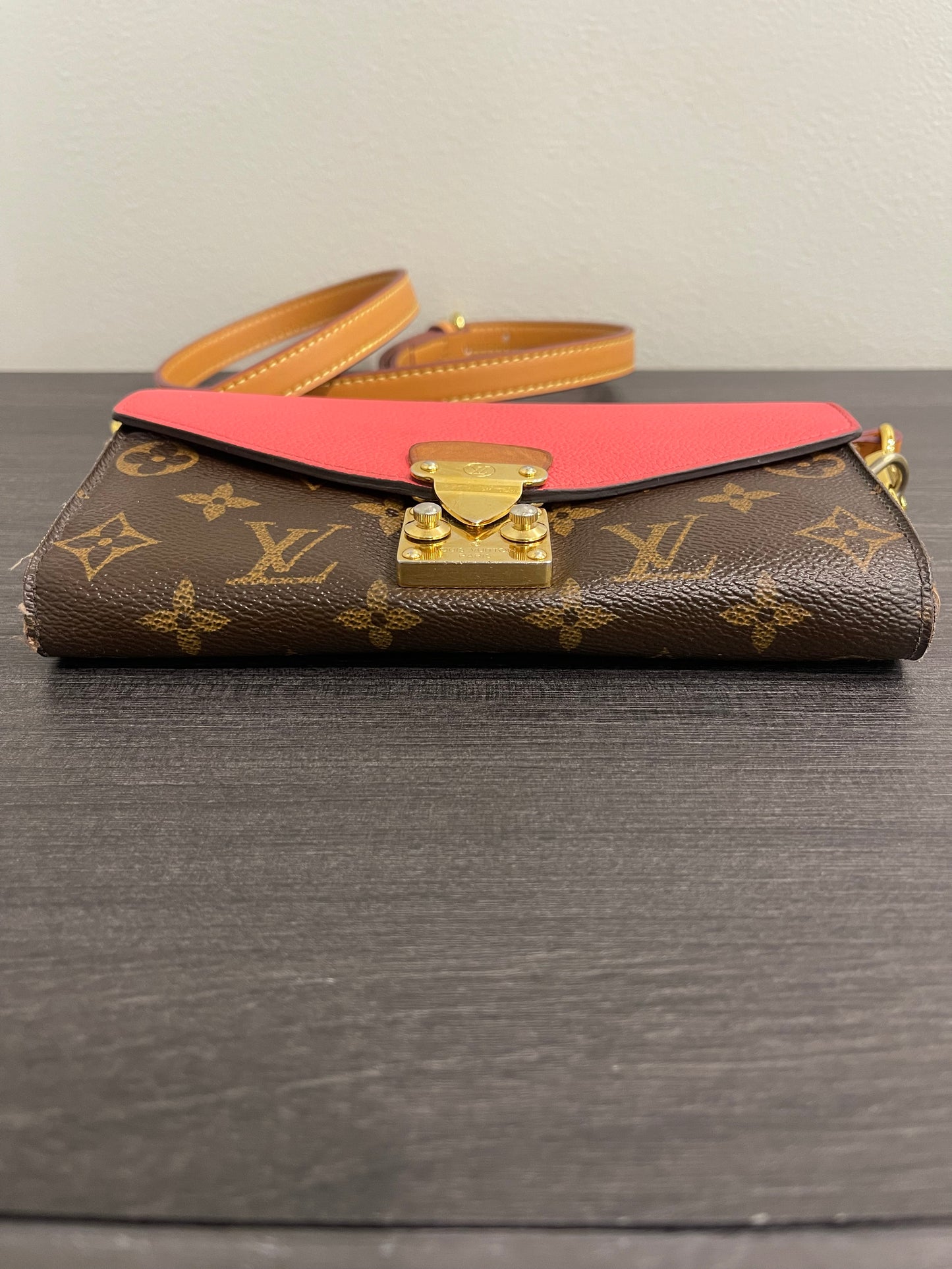 Louis Vuitton Monogram Rose Pallas Wallet & Storage Box