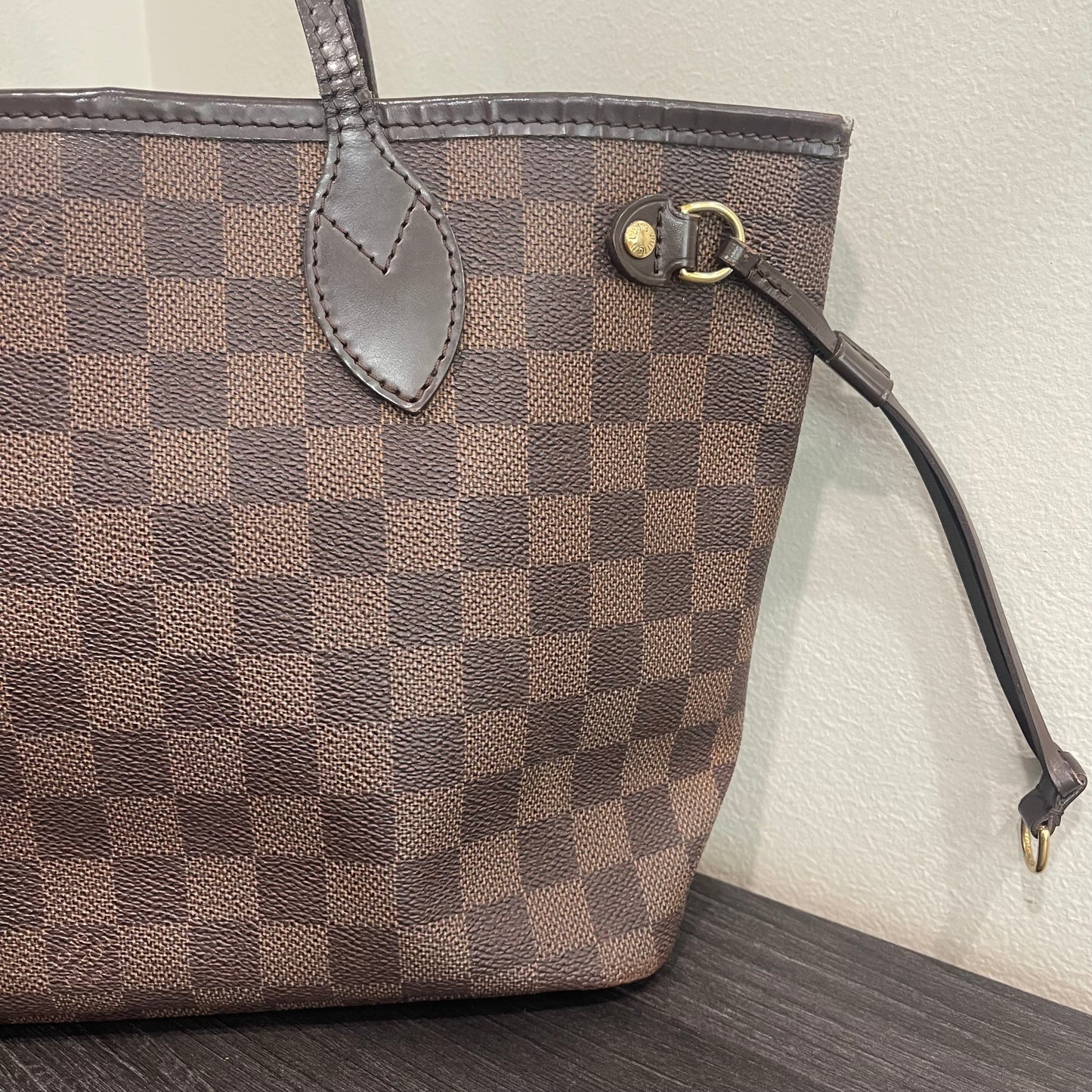 SOLD! Louis Vuitton Damier Ebene Neverfull PM