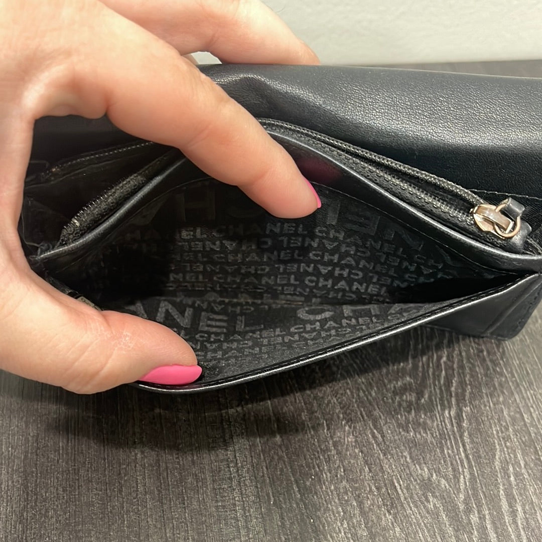 SOLD! CHANEL Leather Wallet