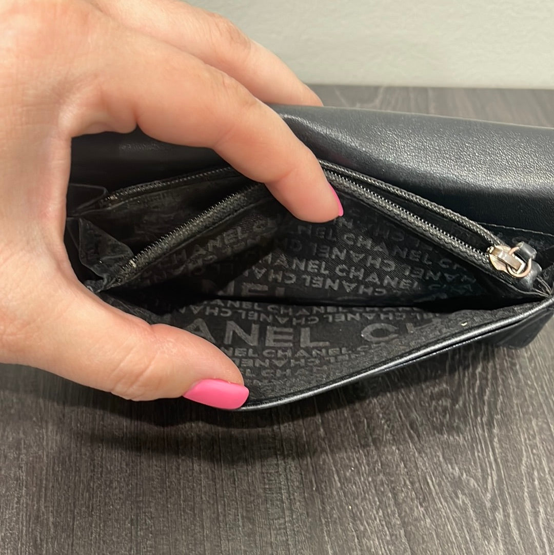 SOLD! CHANEL Leather Wallet
