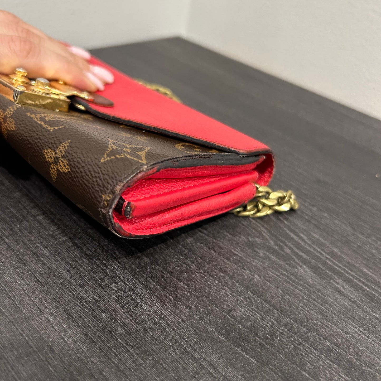 SOLD! Louis Vuitton Wallet w/ Chain