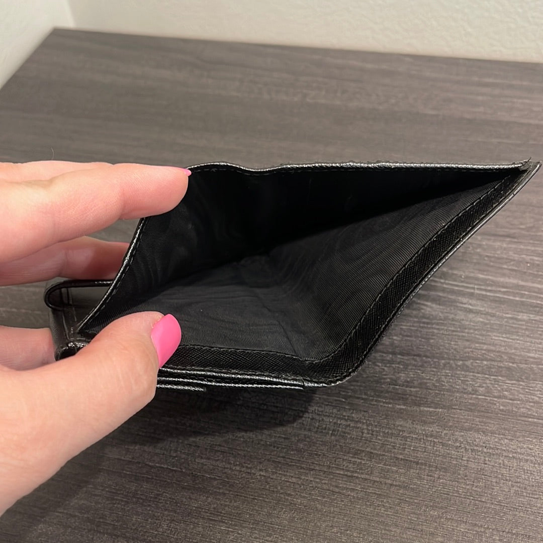 SOLD! Set of 2 Prada Nylon Baguette & Leather Wallet