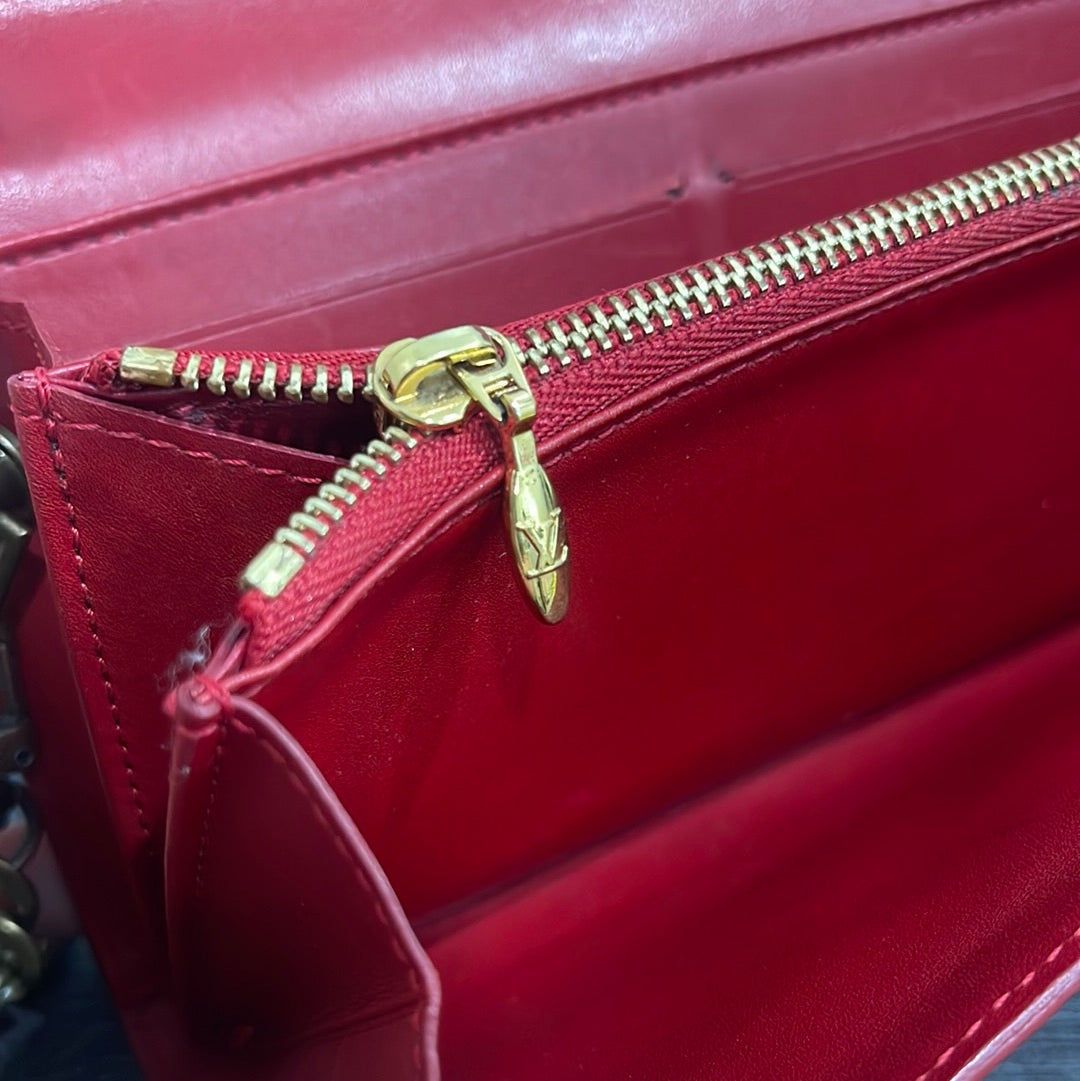 SOLD! Louis Vuitton Vernis Wallet on Chain