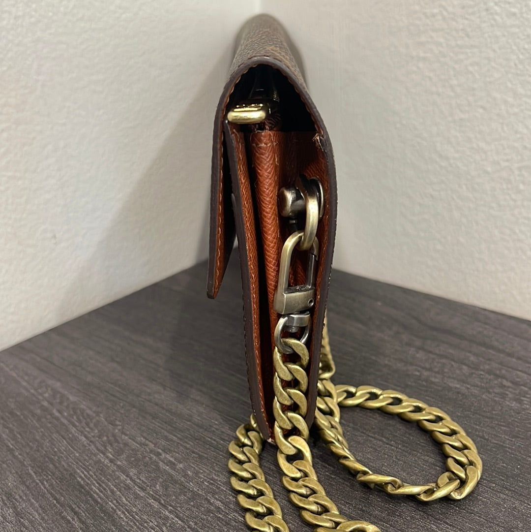 SOLD! Louis Vuitton Monogram Wallet on Chain