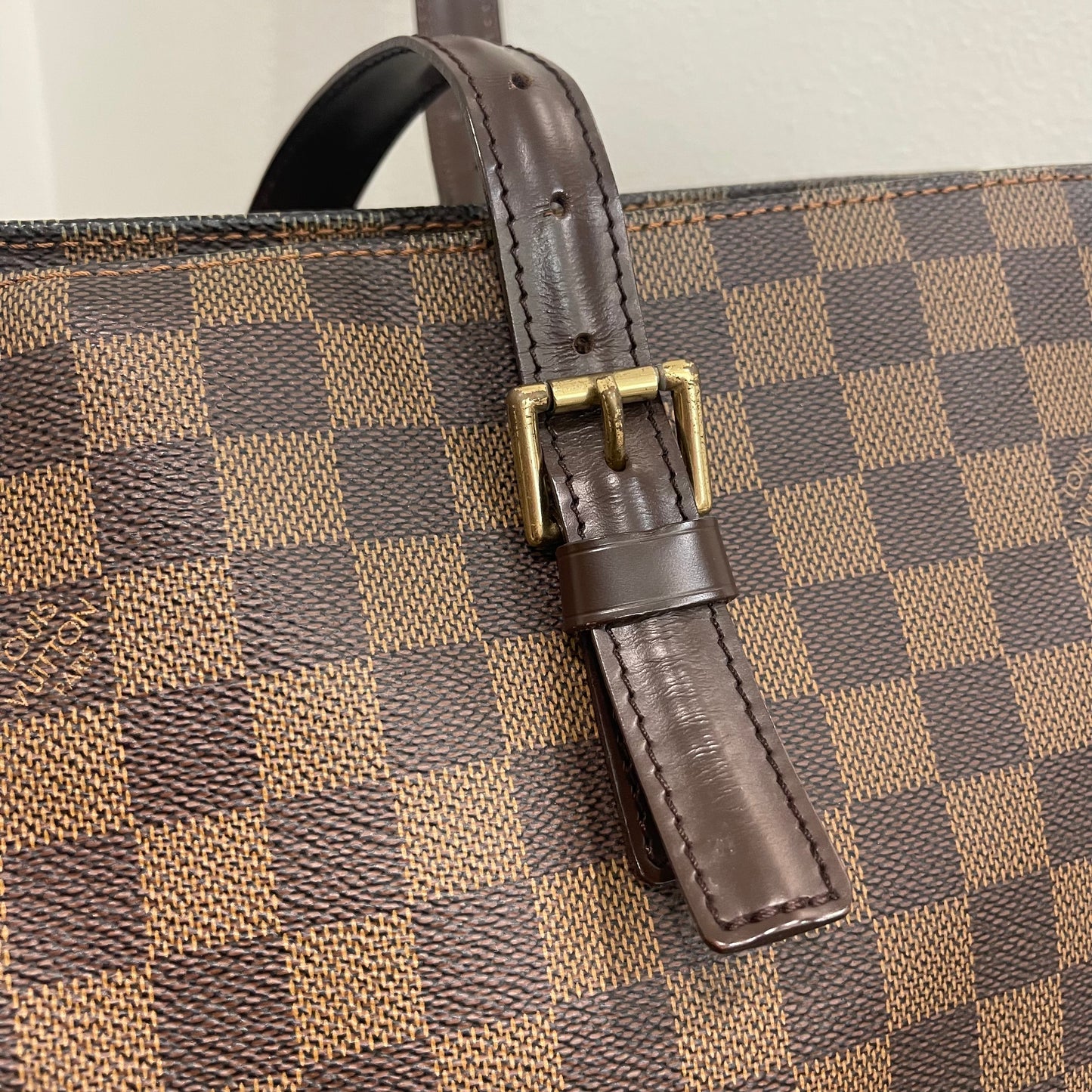 SOLD! Louis Vuitton Damier Ebene Chelsea Tote