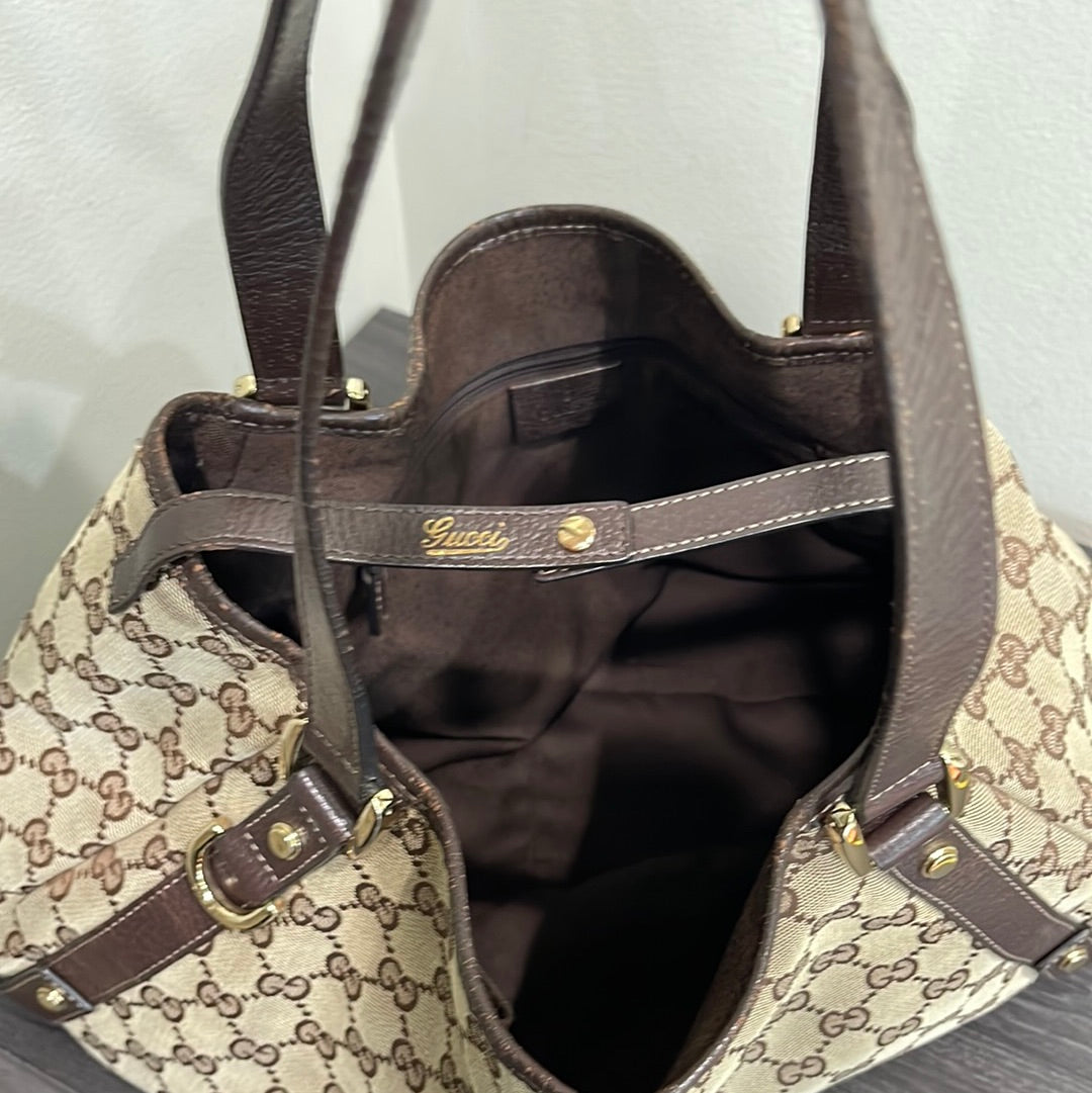 SOLD! Gucci GG Canvas Tote