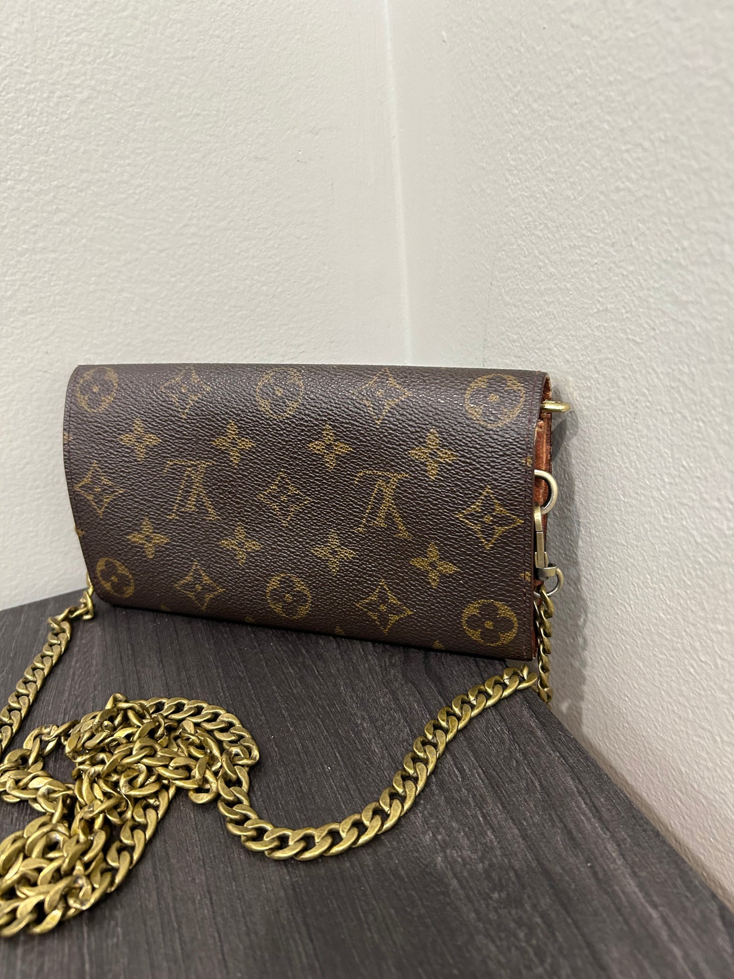 SOLD! Louis Vuitton Monogram Wallet on Chain