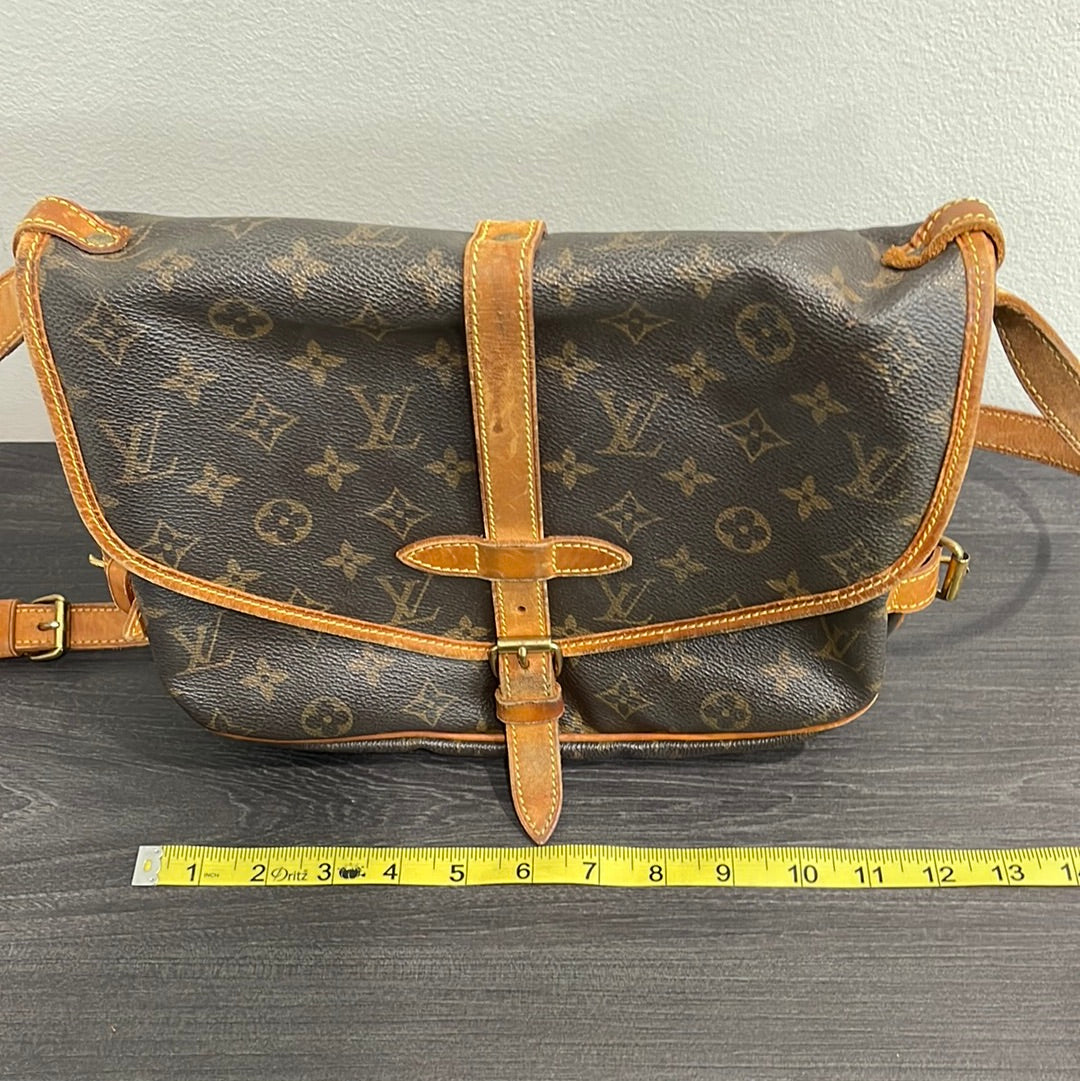 SOLD! Louis Vuitton Monogram Saumur 30