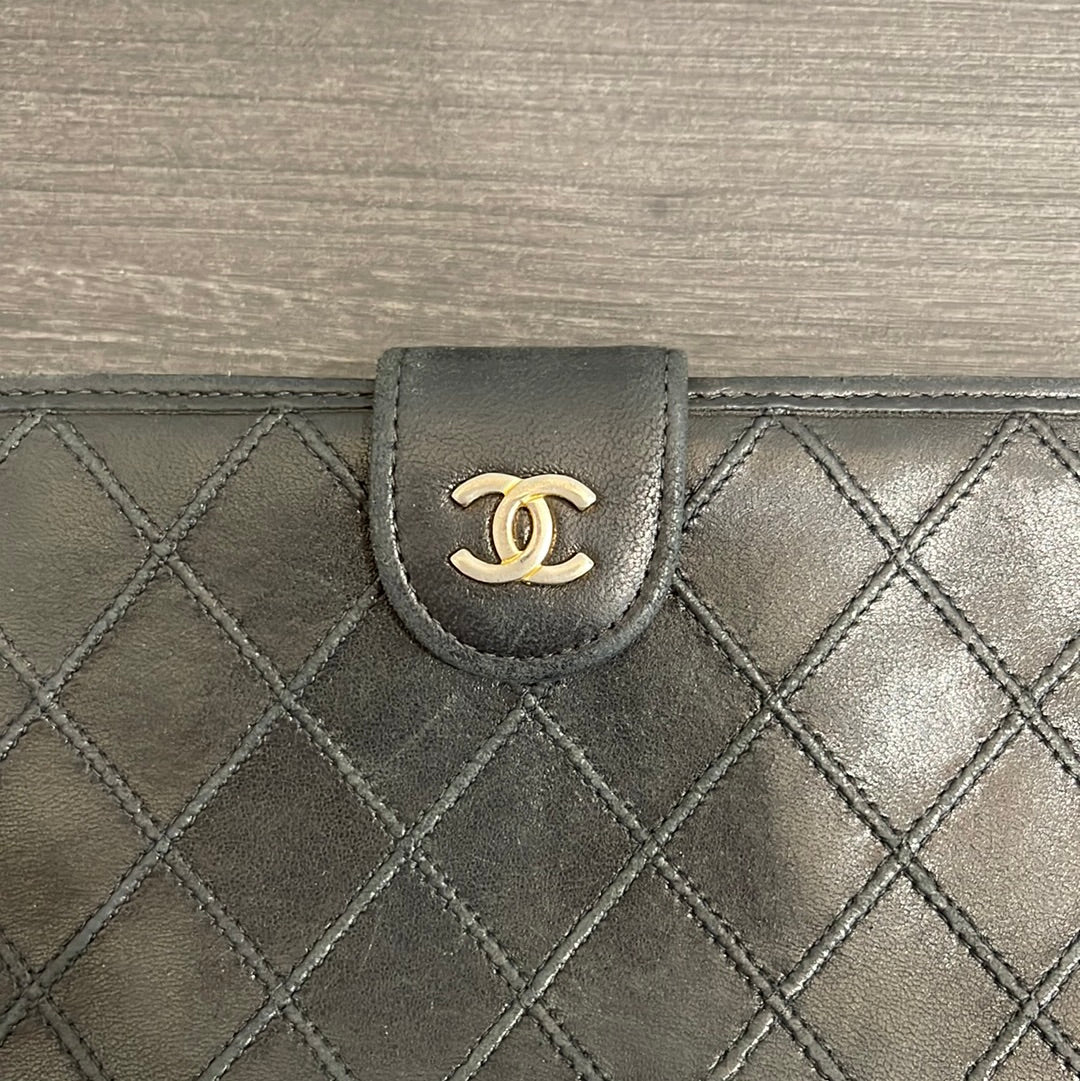 SOLD! CHANEL Leather Wallet