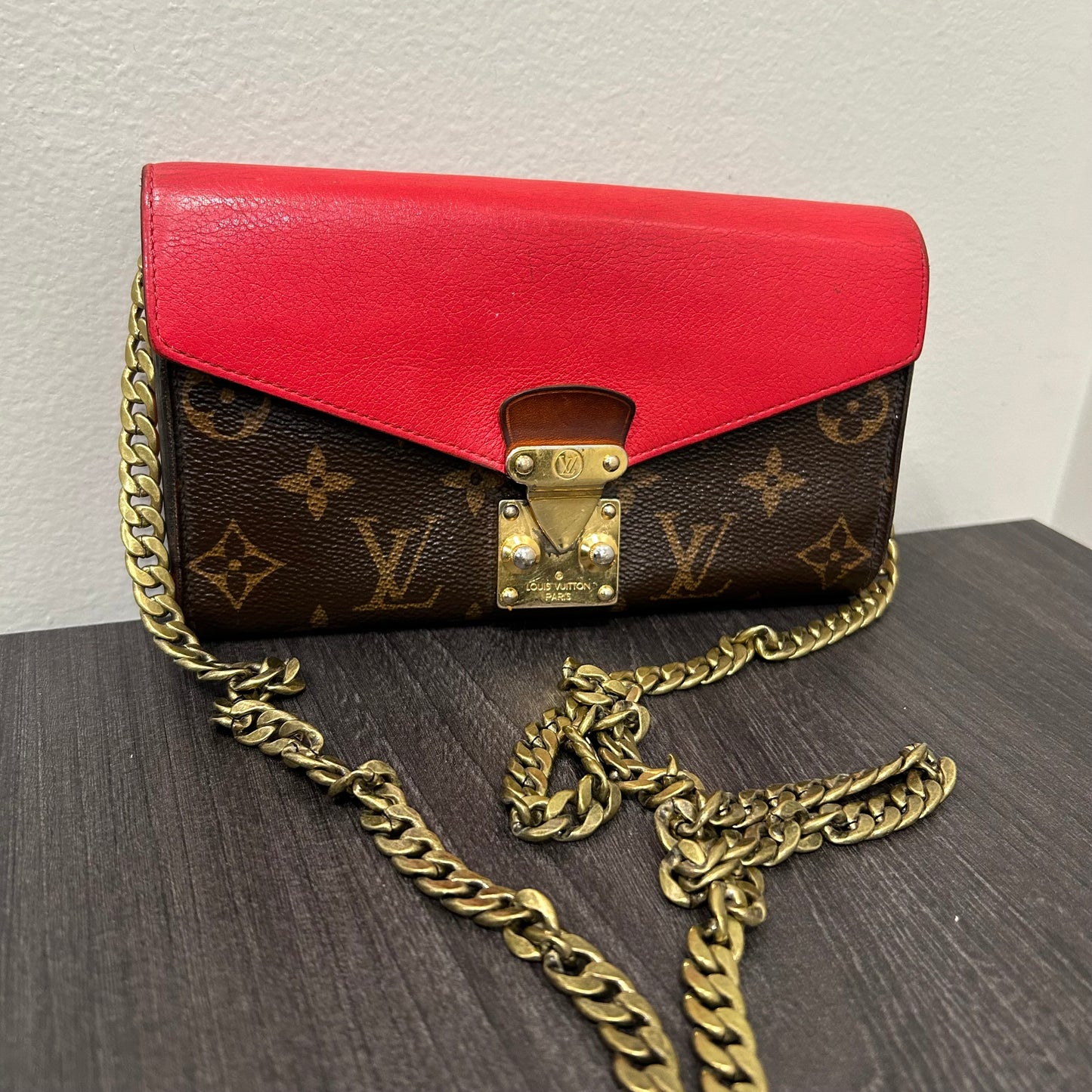 SOLD! Louis Vuitton Wallet w/ Chain