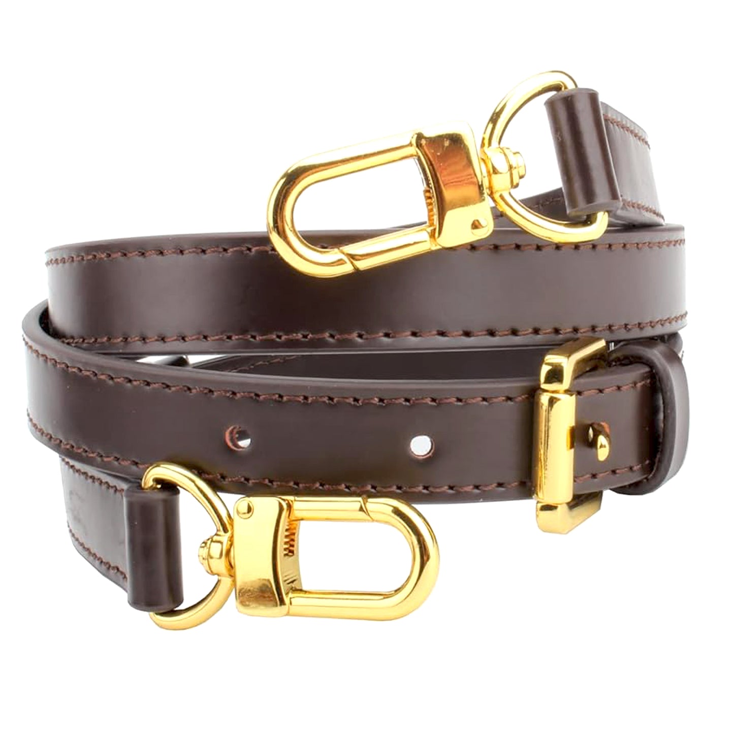 NEW Vachetta Leather Adjustable Crossbody Strap (Brown)