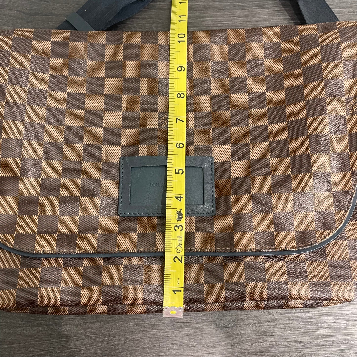 SOLD! Louis Vuitton Sprinter Damier Ebene Coated Canvas MM