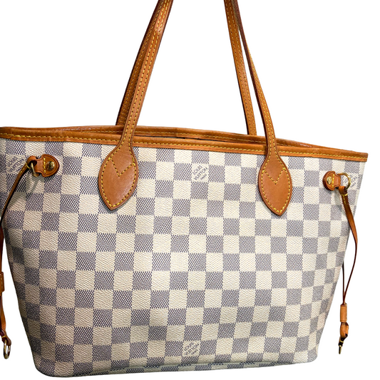 #8239 LOUIS VUITTON Damier Azur Neverfull PM