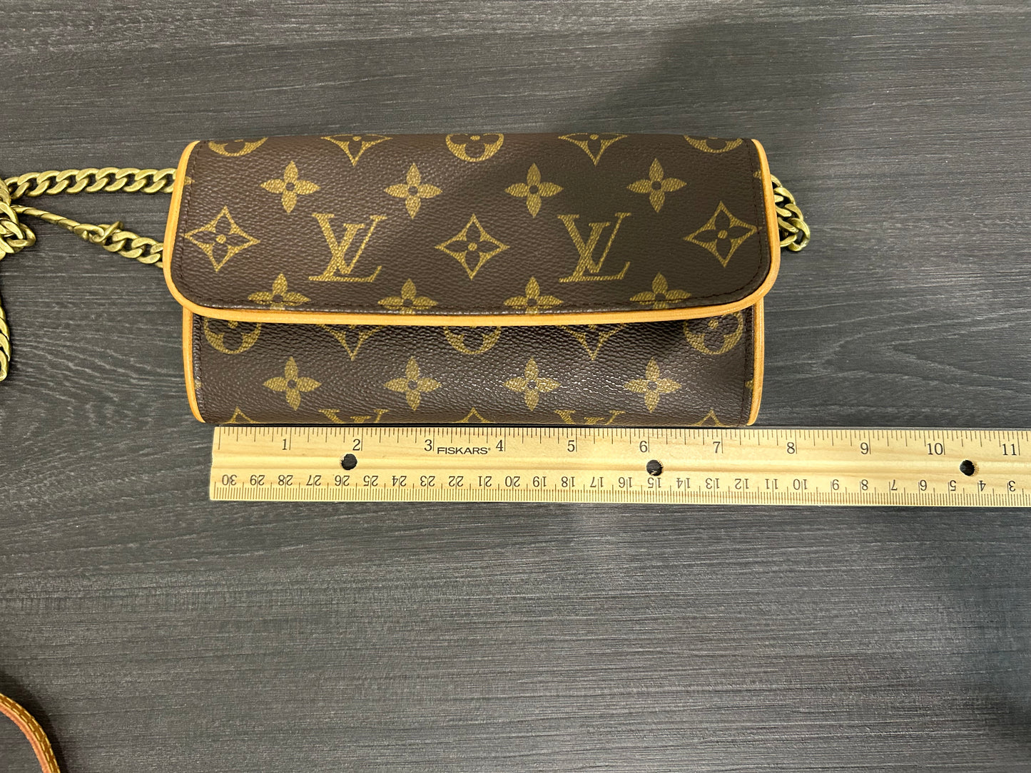 SOLD! Louis Vuitton Monogram Pochette Twin PM