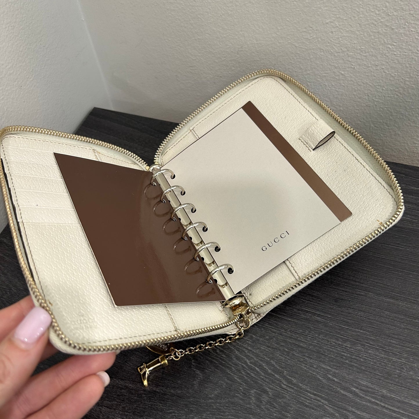 #177 GUCCI Canvas Day Planner