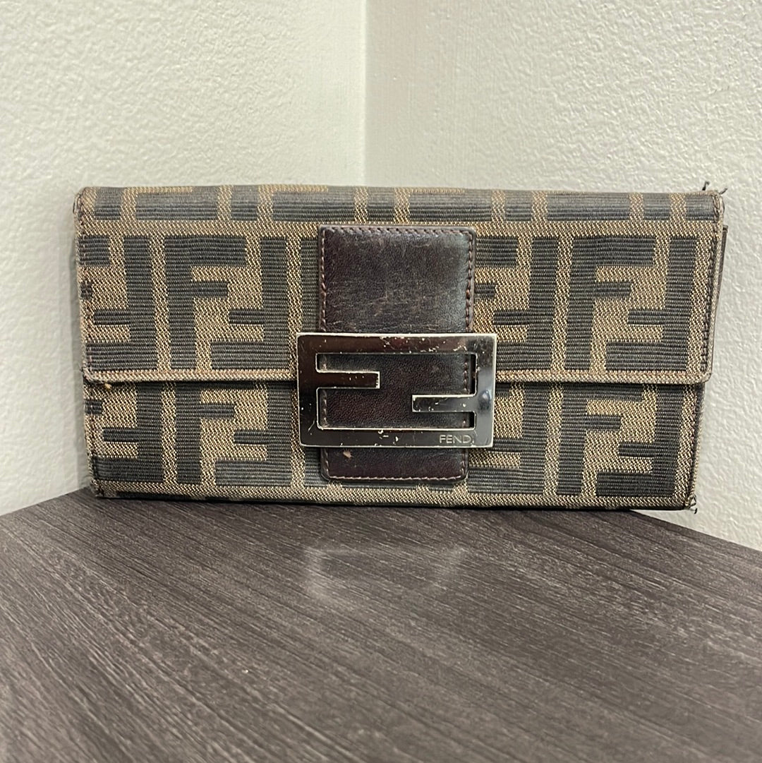 SOLD! Fendi Zucca Wallet