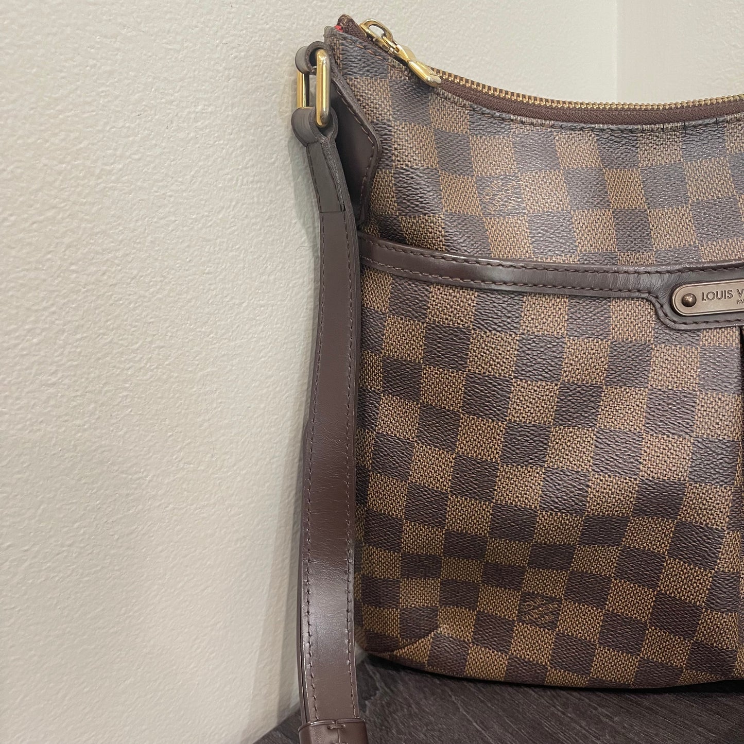 SOLD! Louis Vuitton Damier Ebene Bloomsbury Crossbody