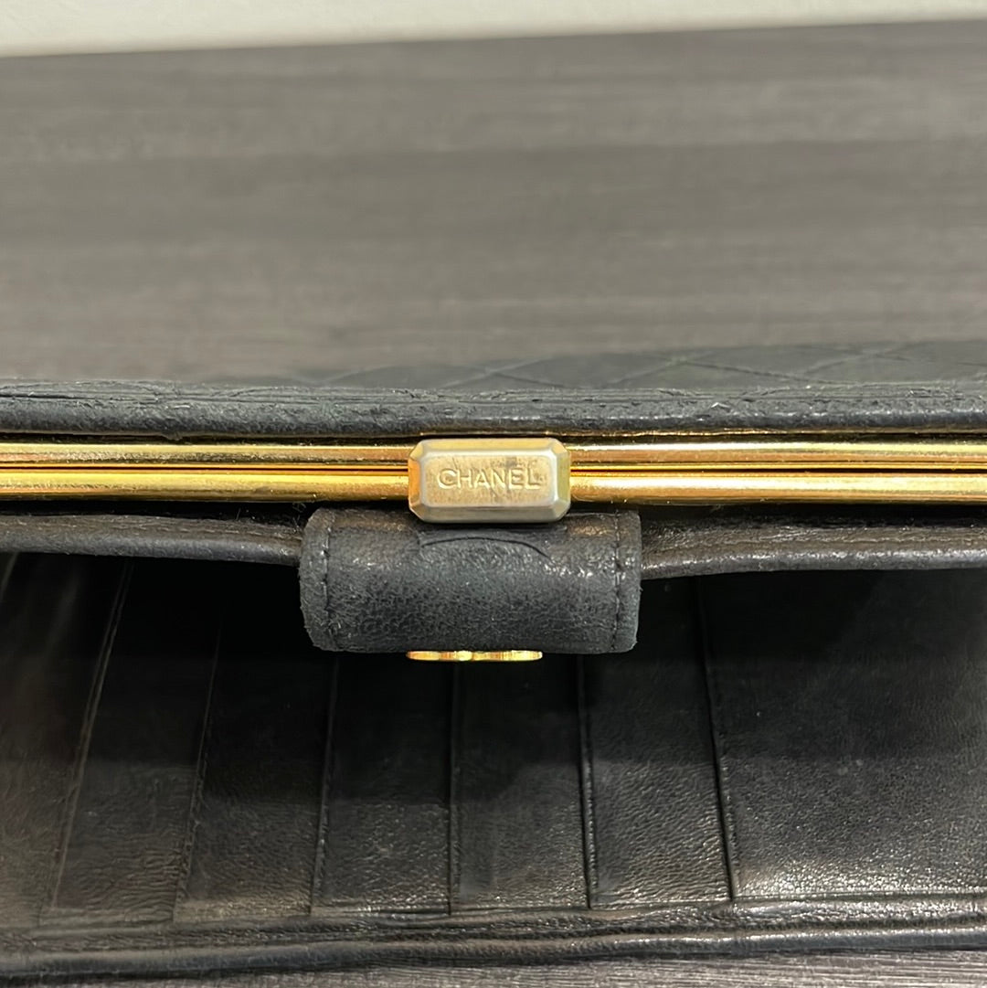 SOLD! CHANEL Leather Wallet
