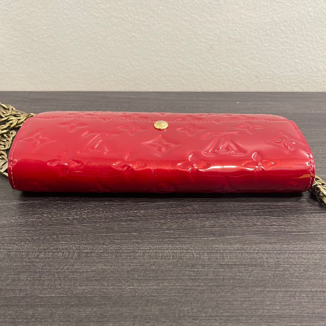 SOLD! Louis Vuitton Vernis Wallet on Chain