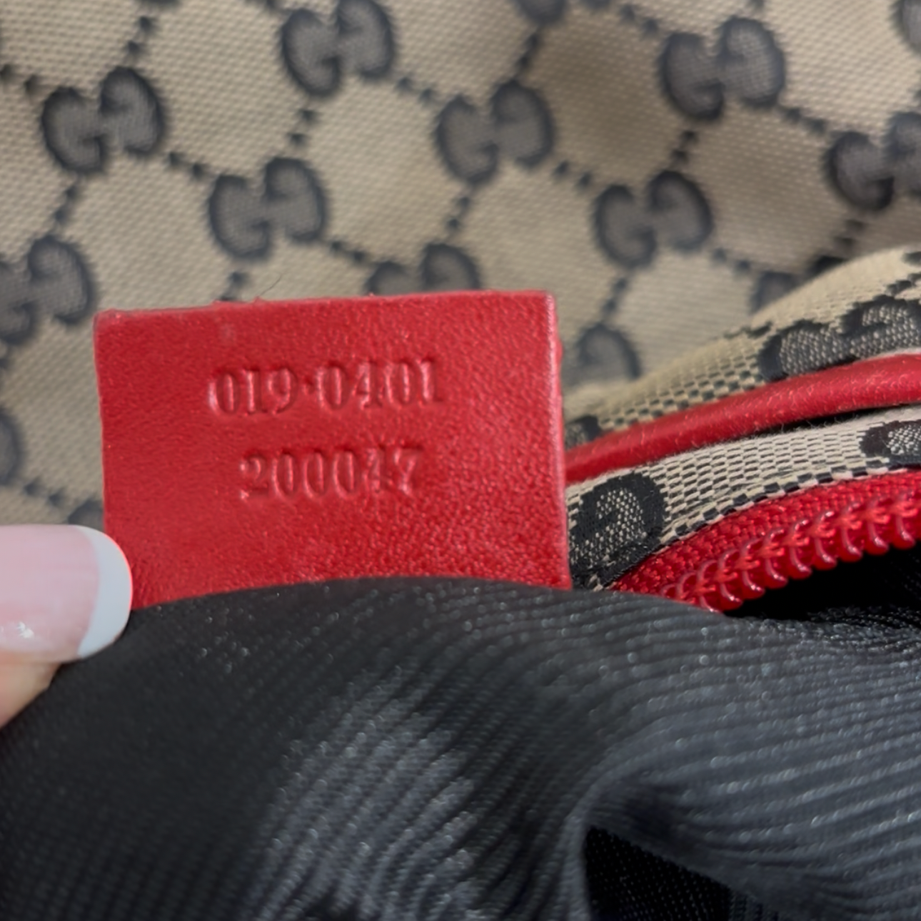1103 GUCCI GG Canvas Donna Tote