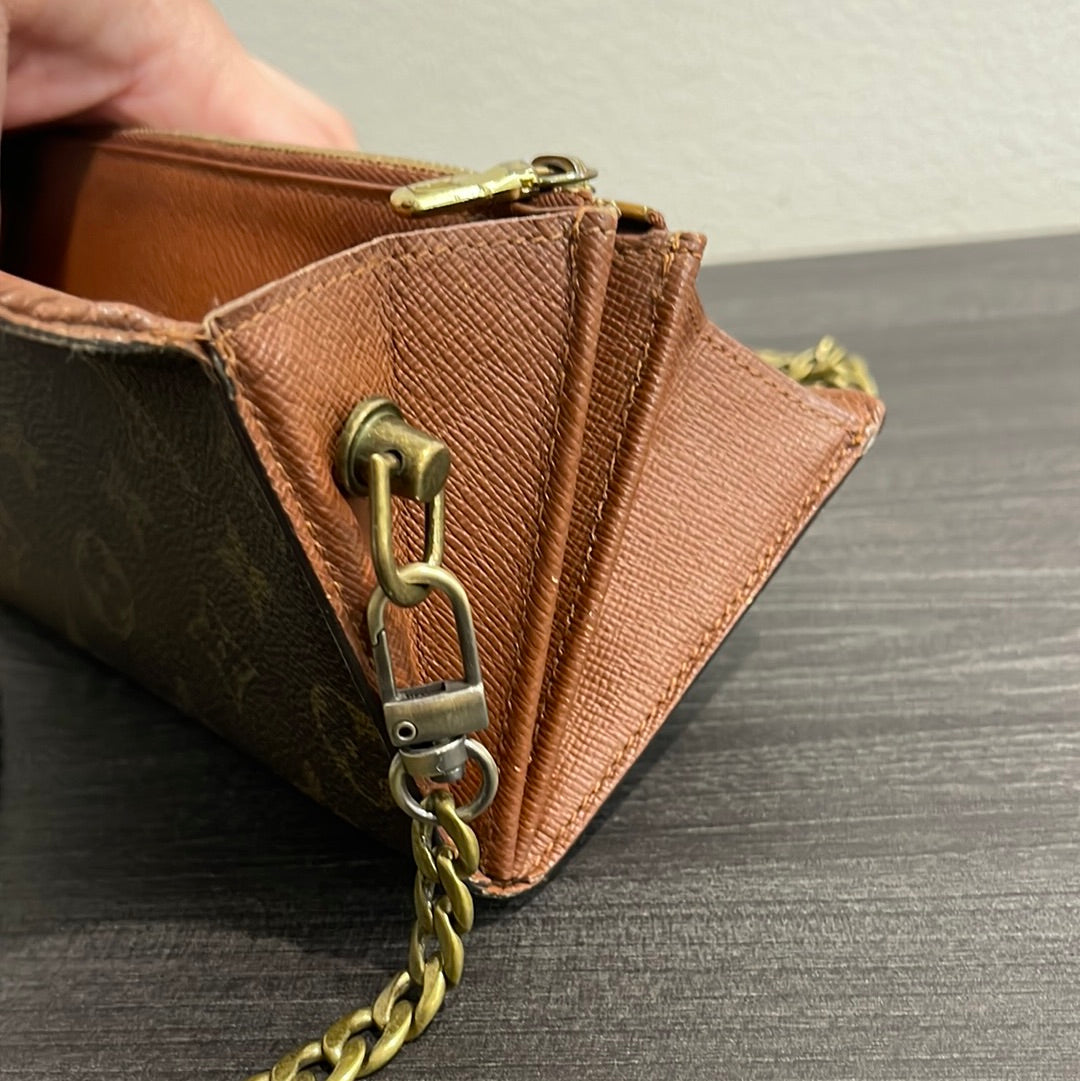 SOLD! Louis Vuitton Monogram Wallet on Chain