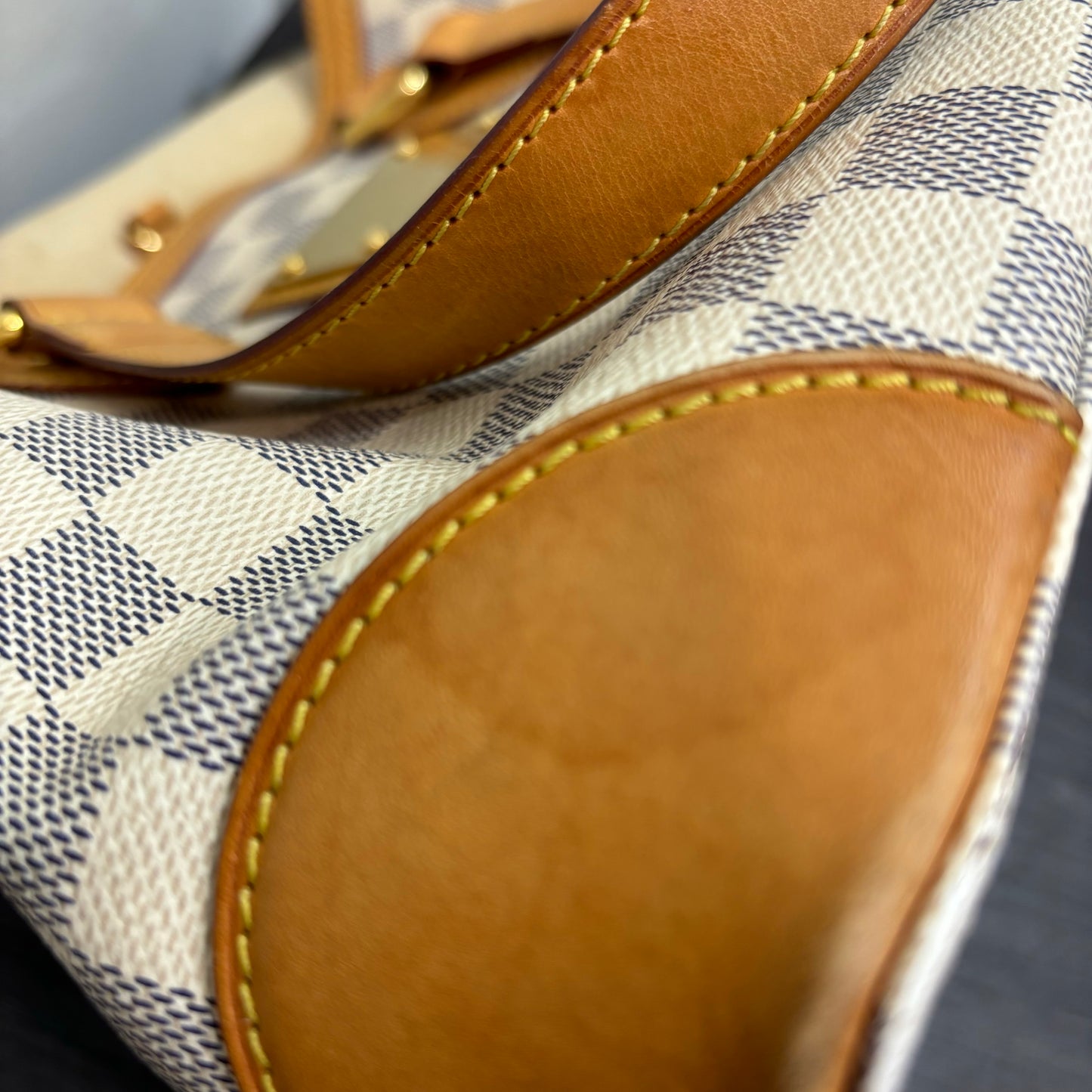 CLEARANCE #306 LOUIS VUITTON Damier Azur Hampstead PM
