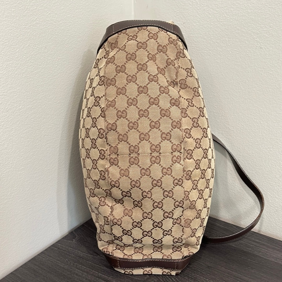 SOLD! Gucci GG Canvas Tote