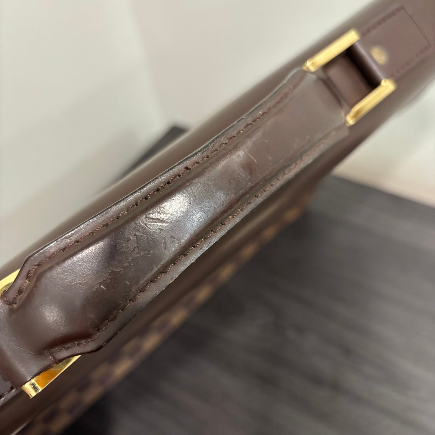#338 LOUIS VUITTON Damier Altona PM Briefcase