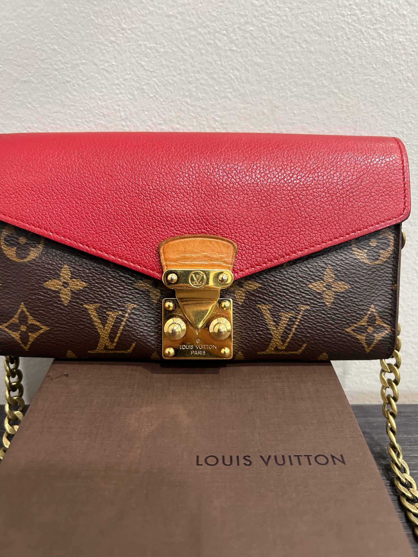 SOLD! Louis Vuitton Pallas Wallet on Chain