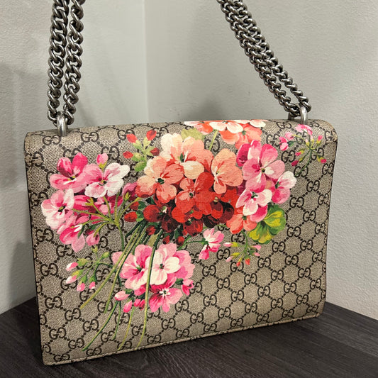 #266 GUCCI GG Supreme Blooms Dionysus Medium