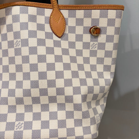 LOUIS VUITTON Damier Azur Neverfull MM