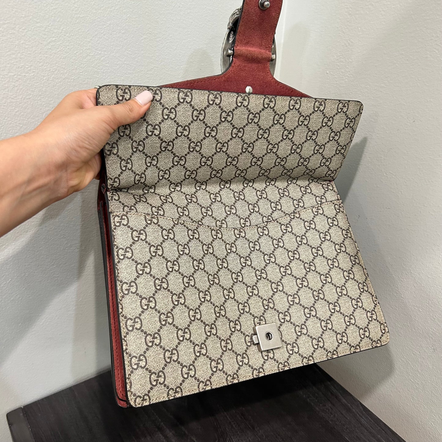 #266 GUCCI GG Supreme Blooms Dionysus Medium