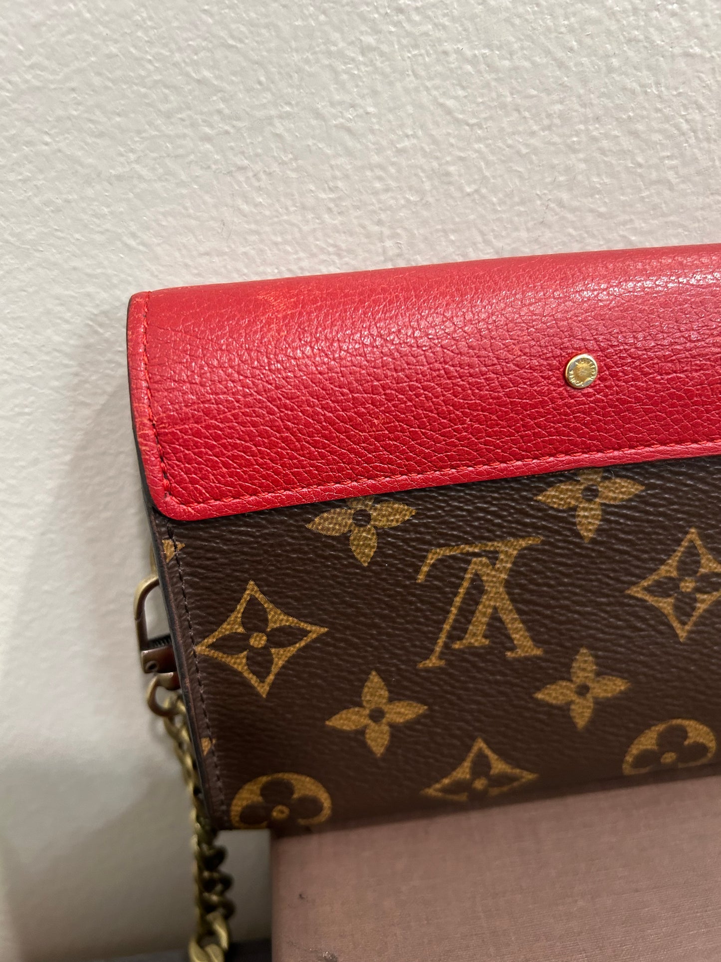 SOLD! Louis Vuitton Pallas Wallet on Chain