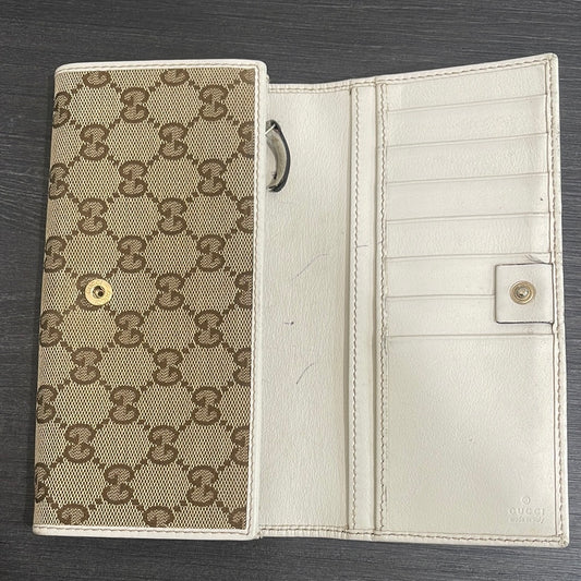 SOLD! Gucci GG Canvas Wallet
