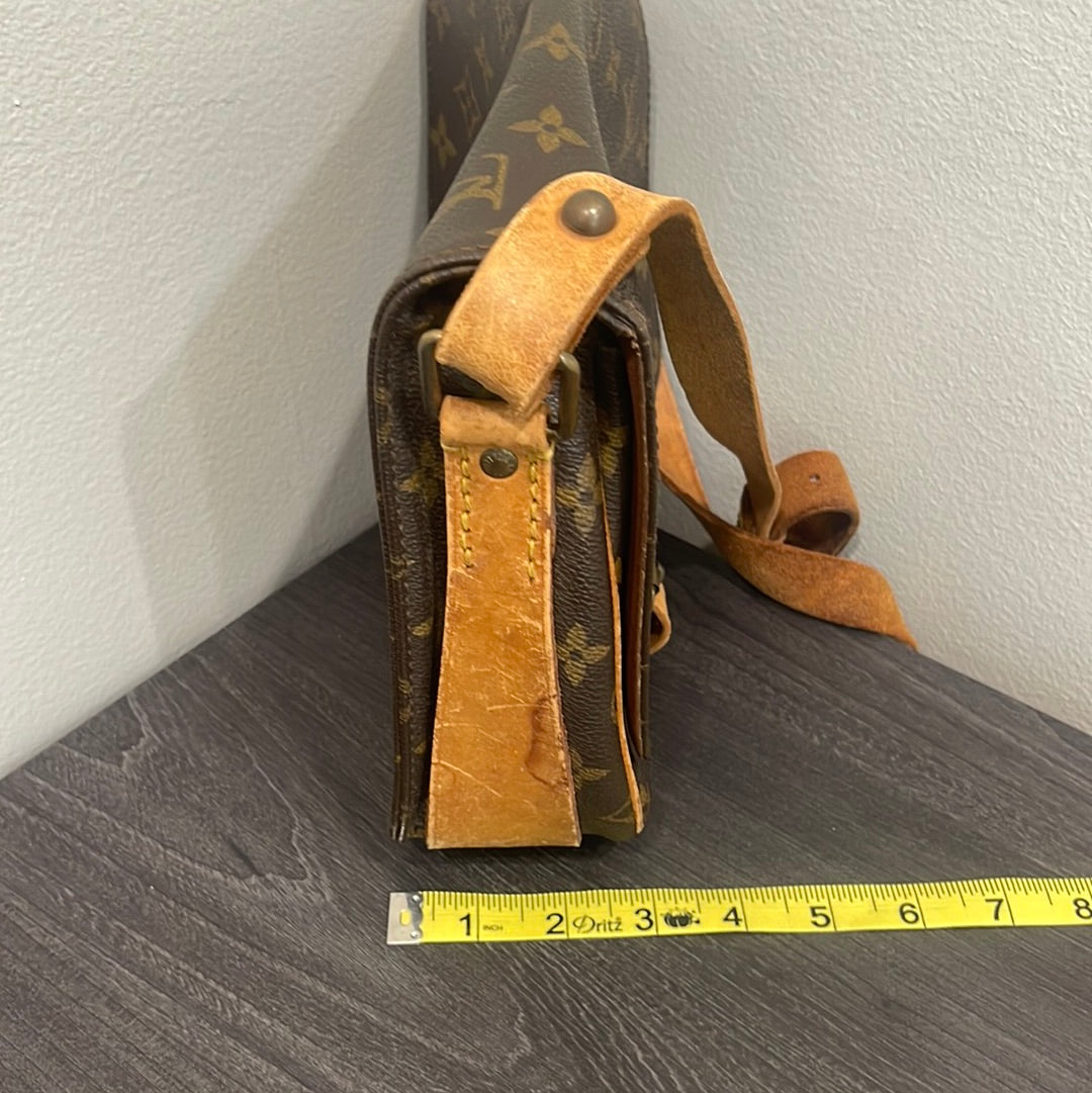 SOLD! Louis Vuitton Monogram Cartouchiere MM