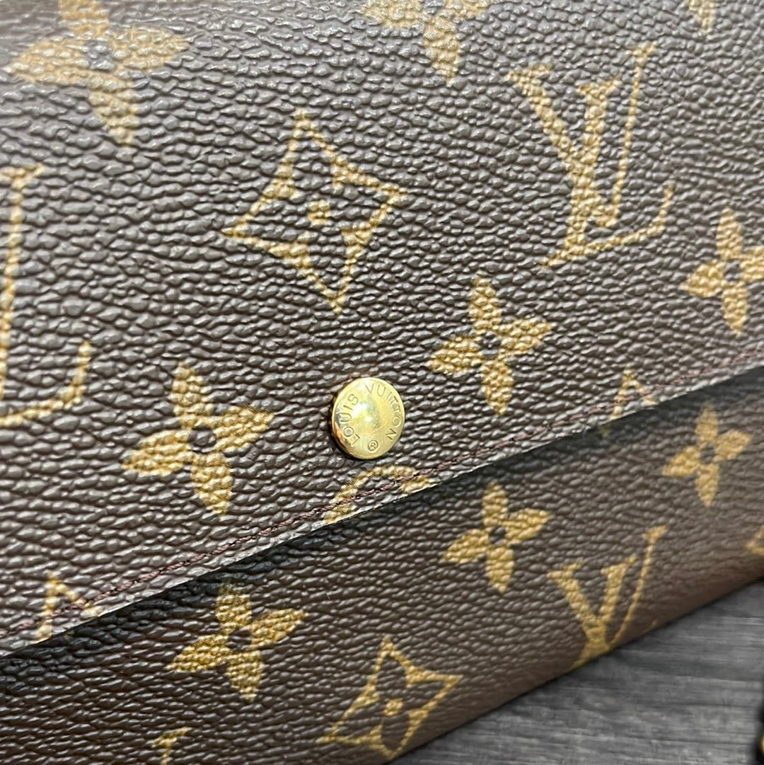 SOLD! Louis Vuitton Monogram Wallet on Chain