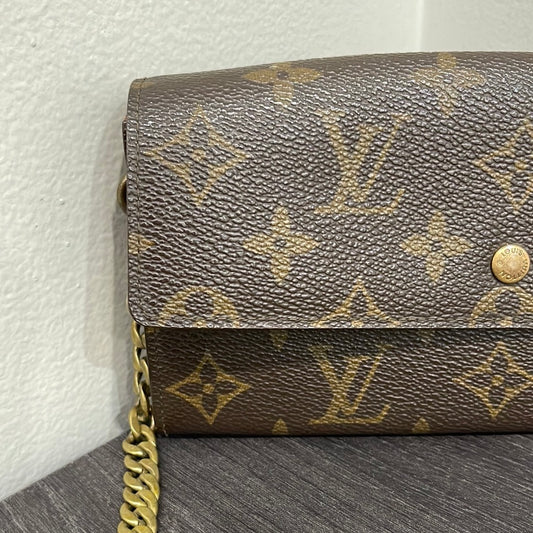 SOLD! Louis Vuitton Monogram Wallet on Chain