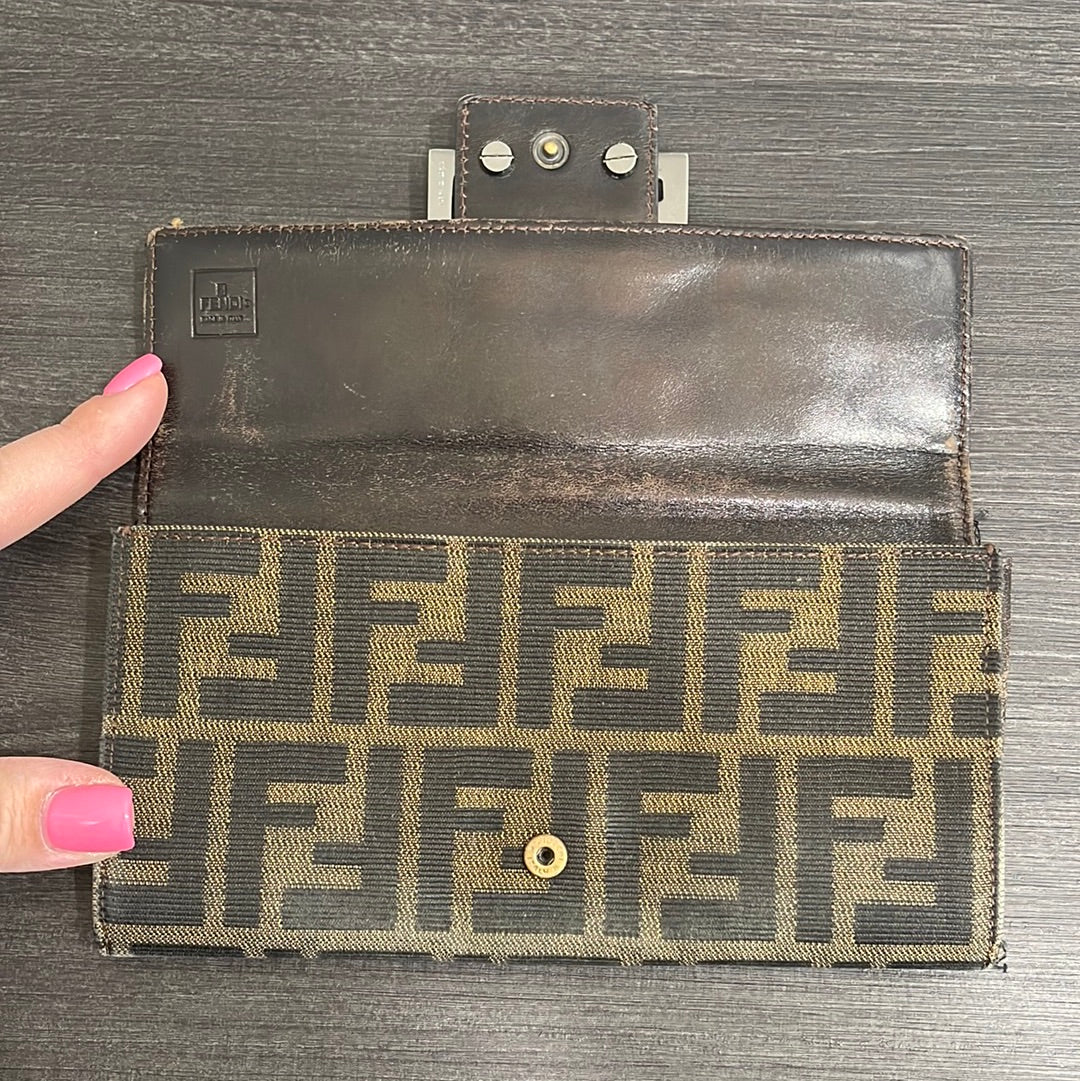 SOLD! Fendi Zucca Wallet