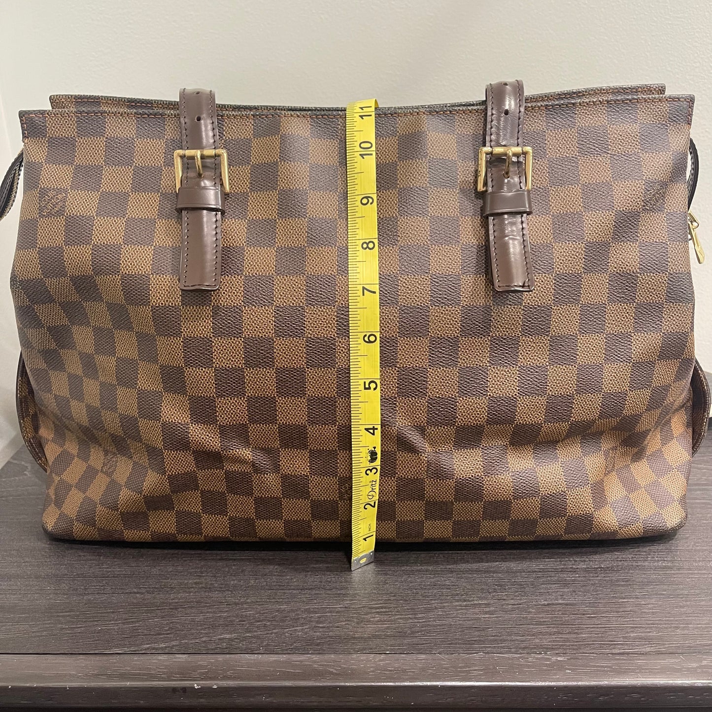 SOLD! Louis Vuitton Damier Ebene Chelsea Tote
