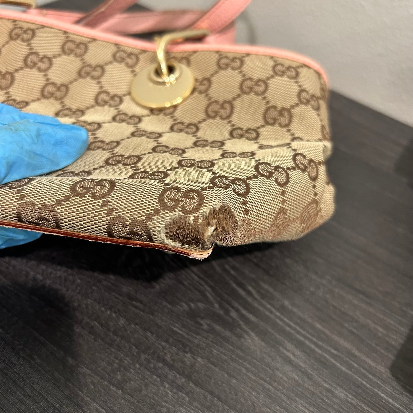 CLEARANCE Gucci Canvas Mini Tote