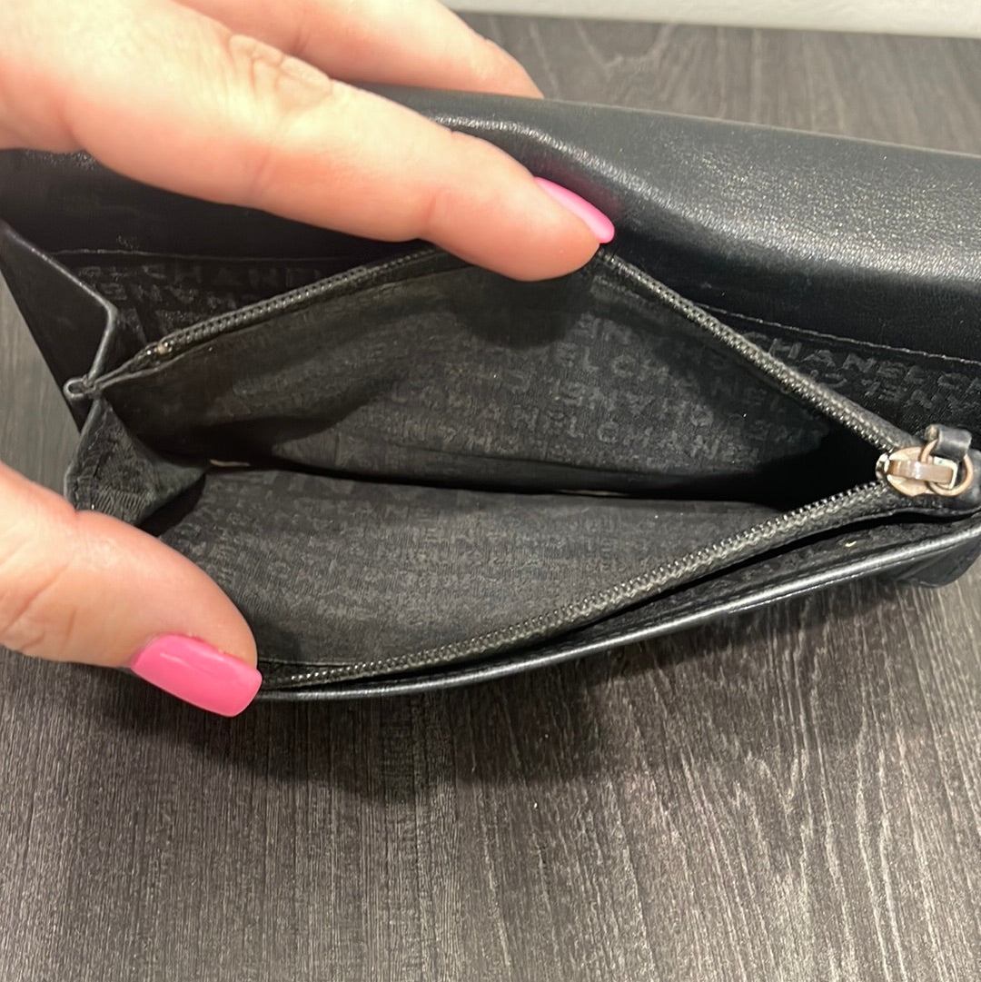 SOLD! CHANEL Leather Wallet
