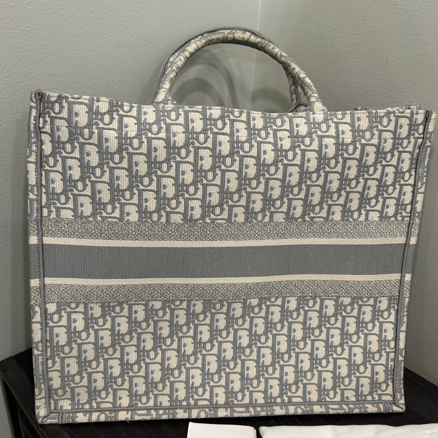 CLEARANCE #110 CHRISTIAN DIOR Large Book Tote w/ Dust Bag
