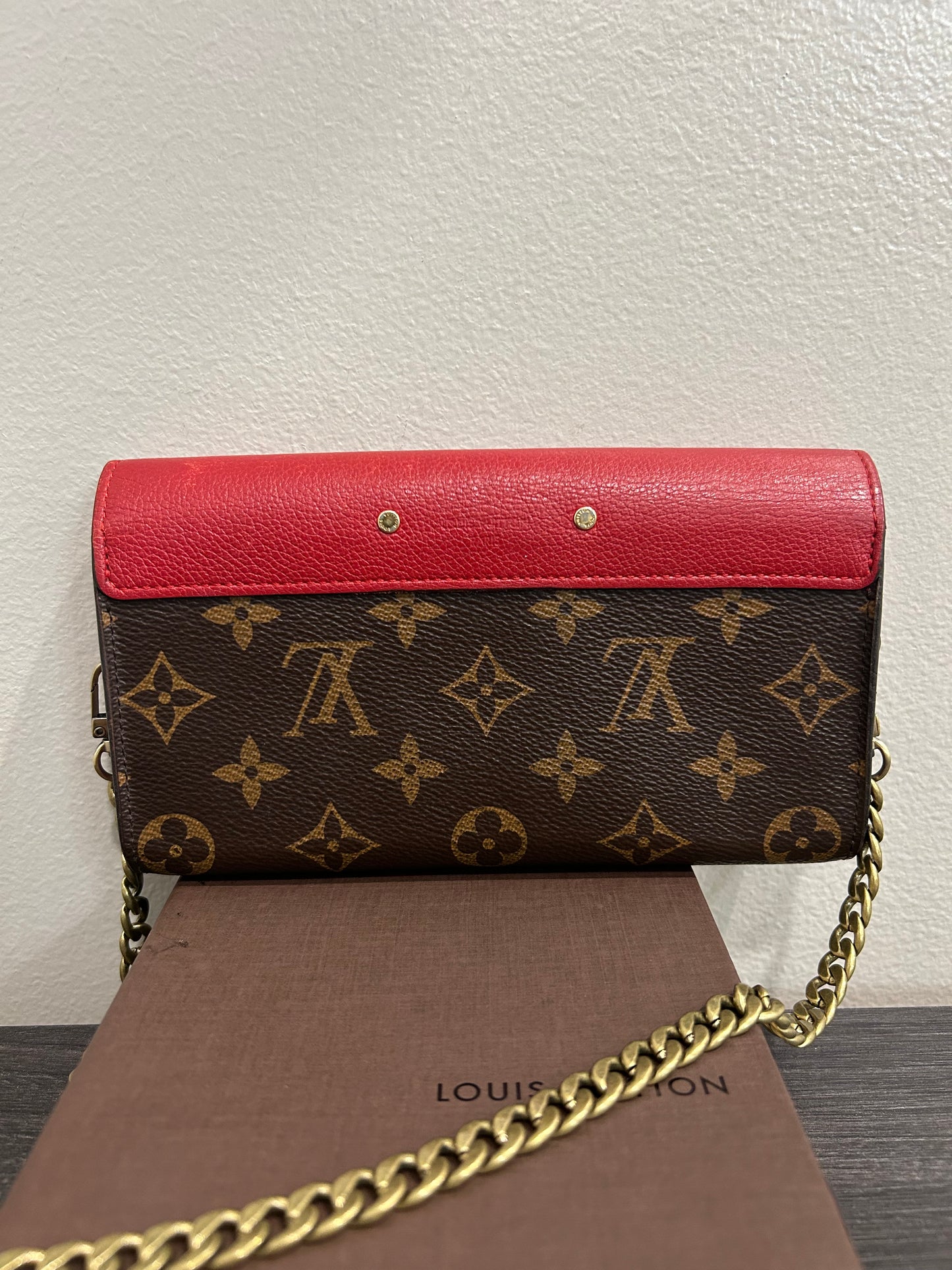 SOLD! Louis Vuitton Pallas Wallet on Chain