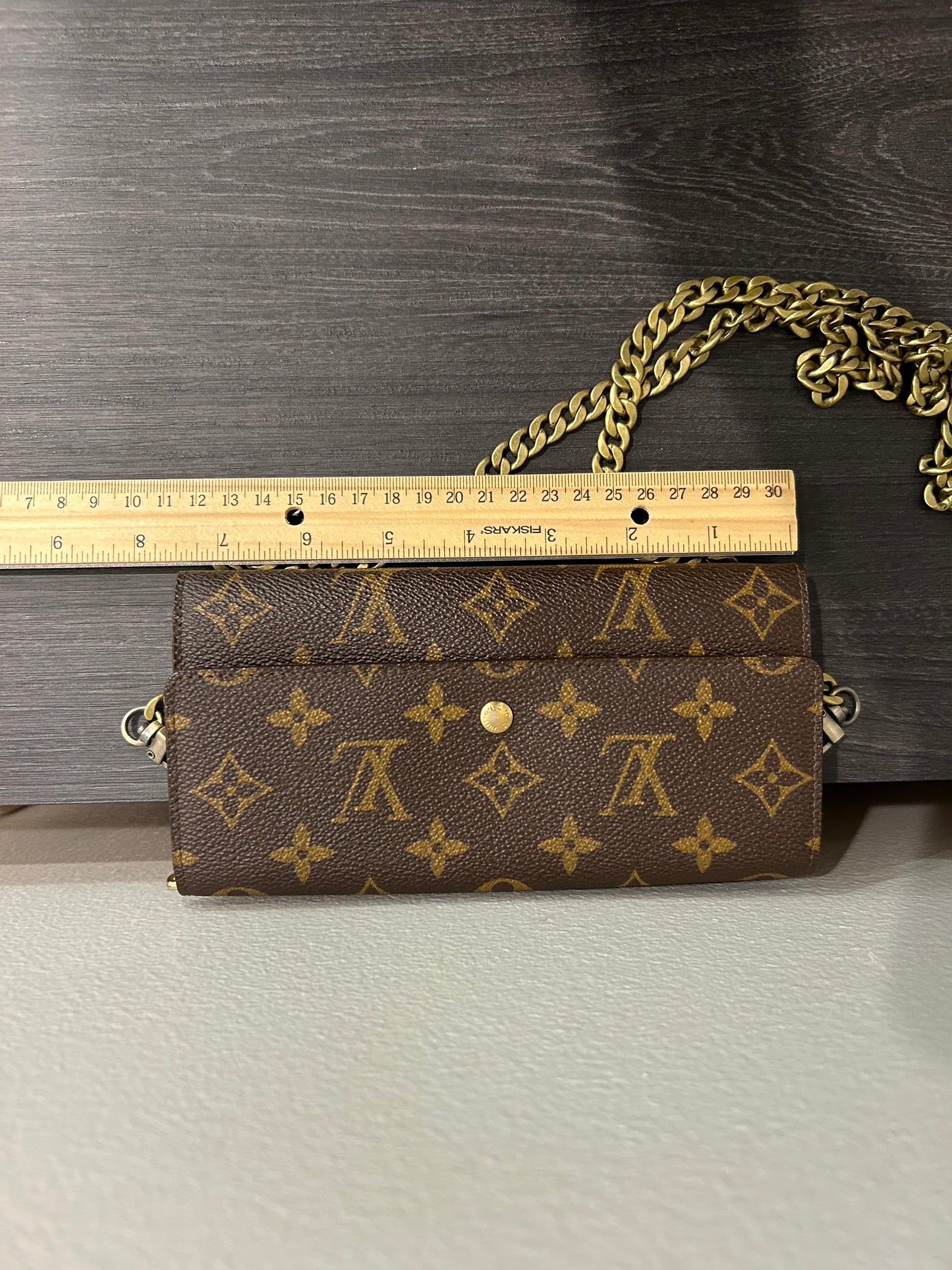 SOLD! Louis Vuitton Monogram Wallet on Chain