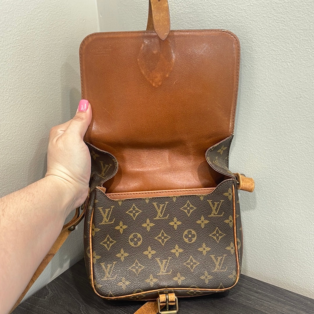 SOLD! Louis Vuitton Monogram Cartouchiere MM