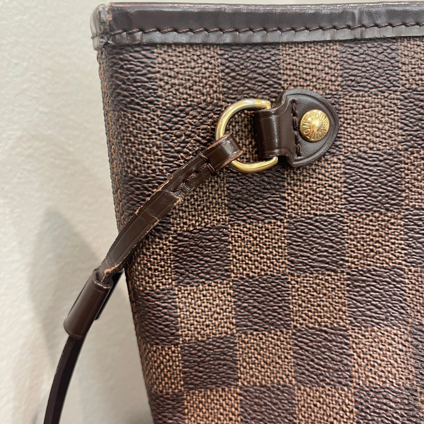 SOLD! Louis Vuitton Damier Ebene Neverfull PM