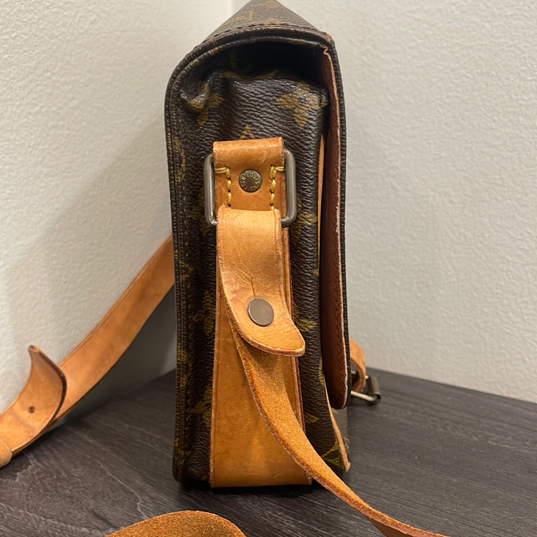 SOLD! Louis Vuitton Monogram Cartouchiere MM