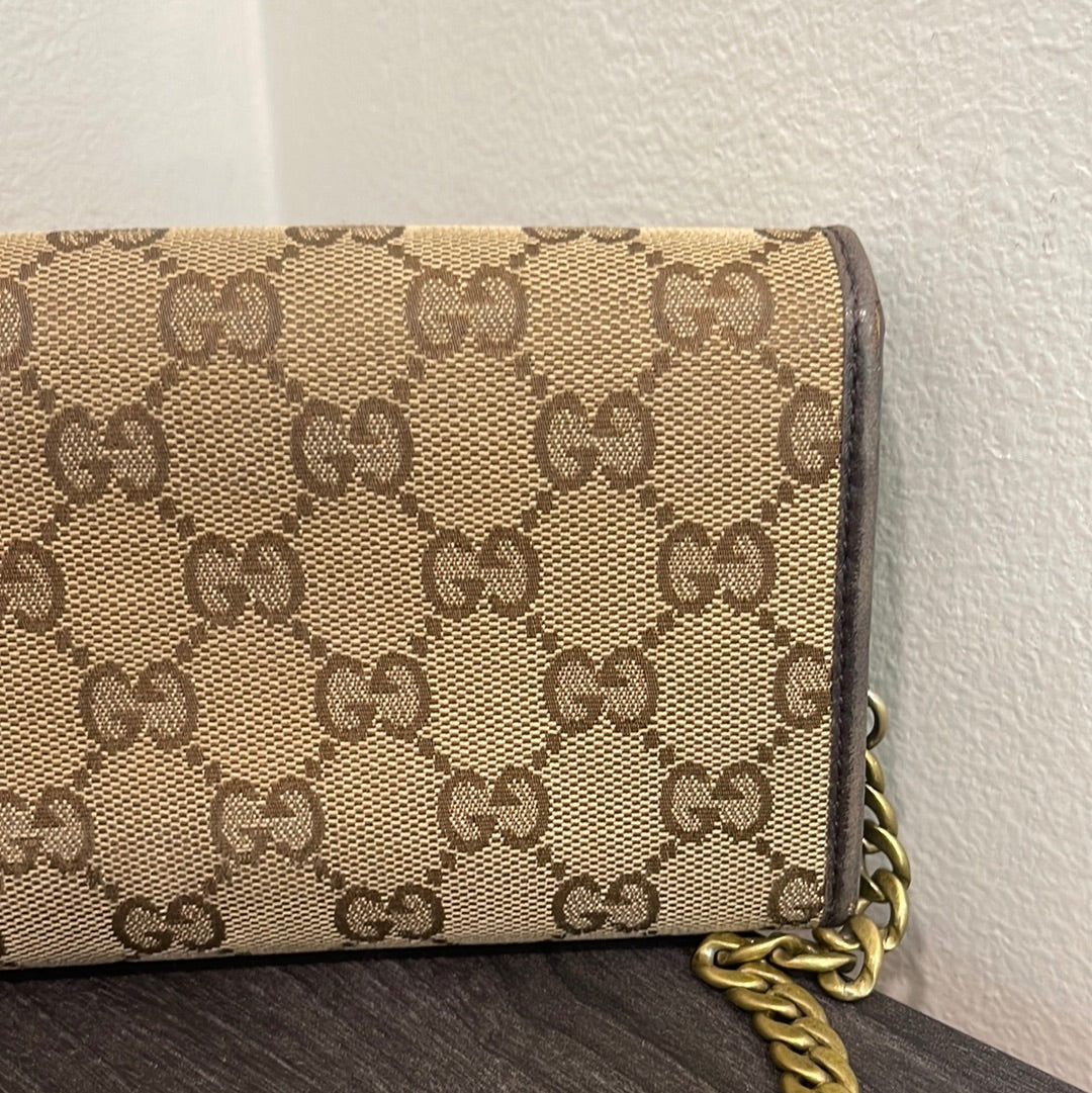 SOLD! Gucci GG Wallet on Chain