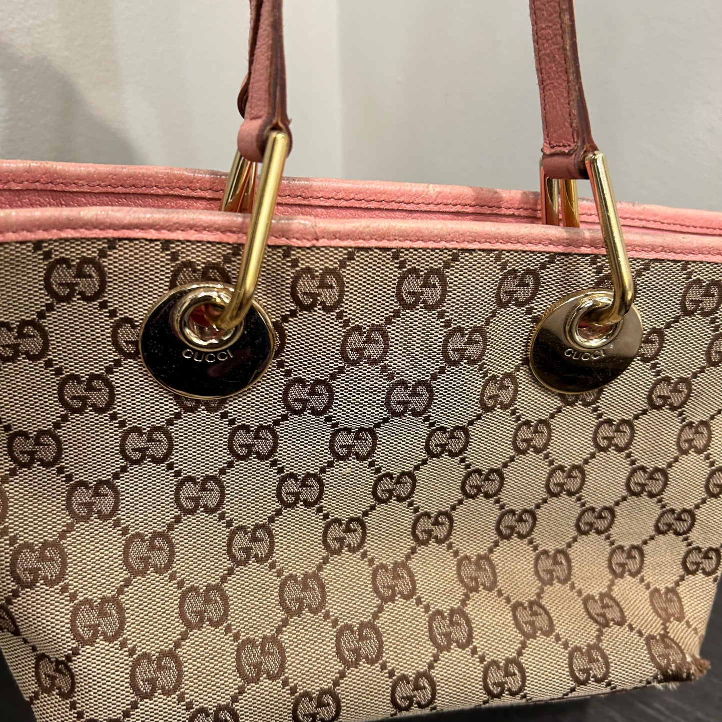 CLEARANCE Gucci Canvas Mini Tote