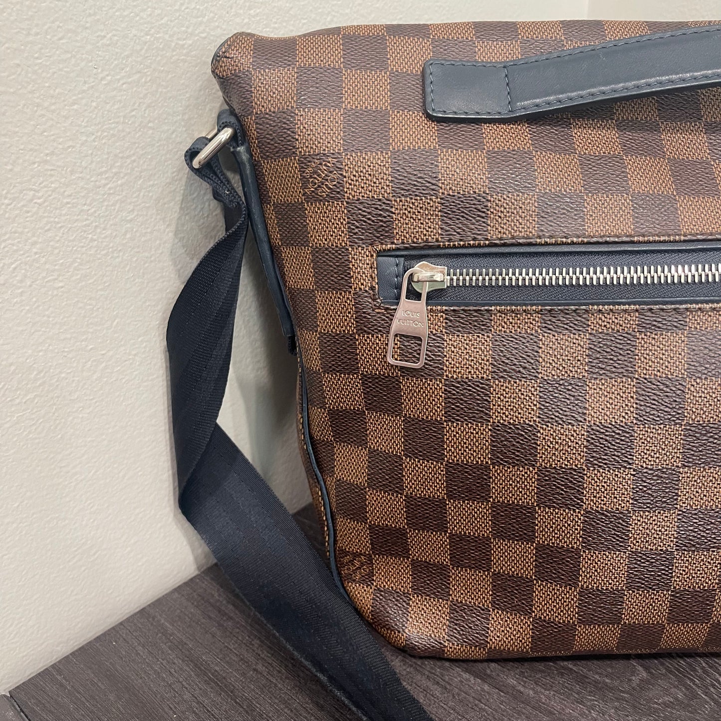 SOLD! Louis Vuitton Sprinter Damier Ebene Coated Canvas MM